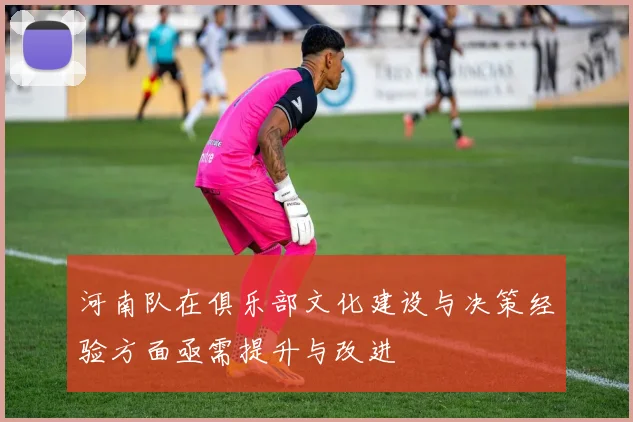河南队在俱乐部文化建设与决策经验方面亟需提升与改进